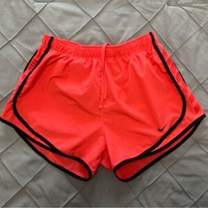 Nike Dry Fit Women's Bright Orange Athletic Shorts